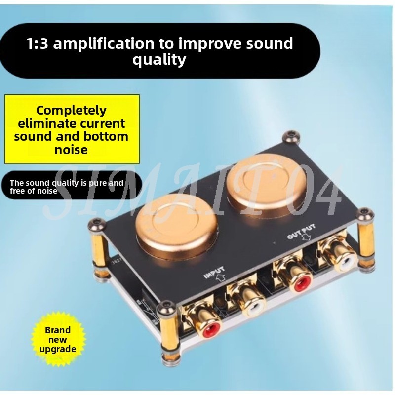 Passive Preamp - Audio-Isolator zur Klangverbesserung: Passiver Vorverstärker für