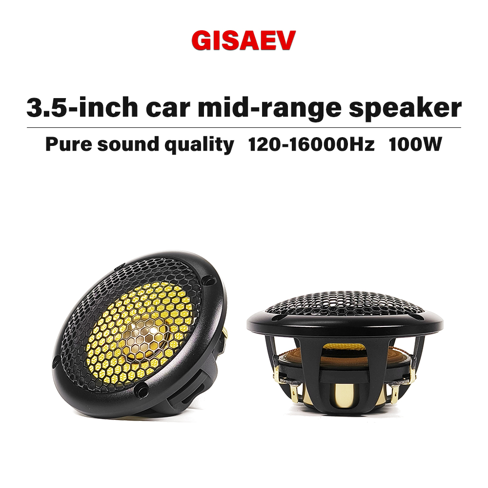 Speaker Driver - 2 Stück 3,5-Zoll Bullet-Guided Mitteltöner, Auto-Centerlautsprecher,
