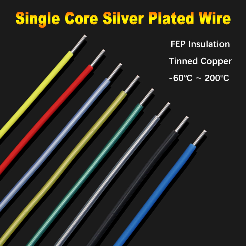 Audio Jumper Wire - Single Core versilberter Kupferdraht Sq 0,06