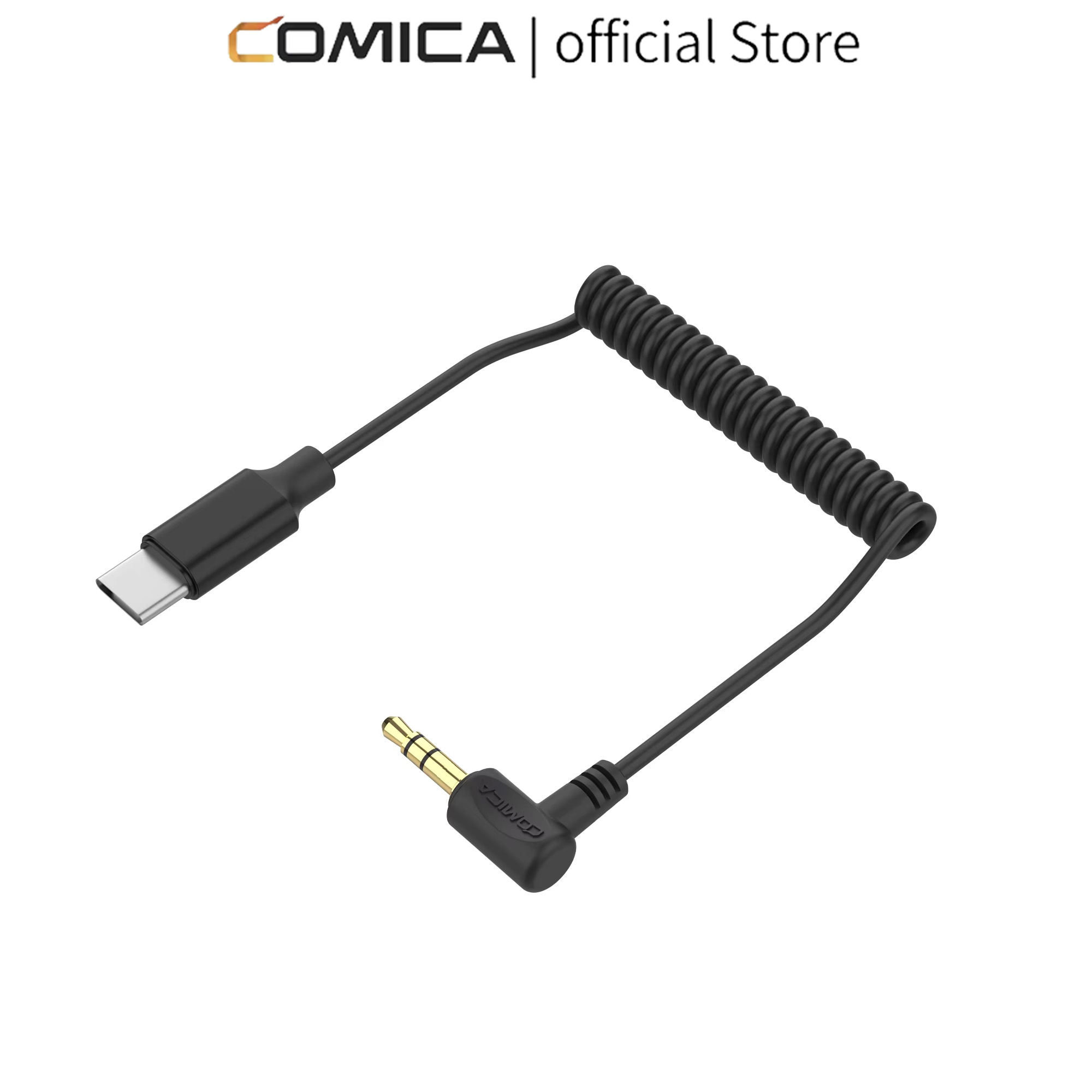 Trs Cable - COMICA CVM-D-UC II 3,5-mm-TRS-auf-USB-C-Audioausgangskabel für Android-Smartphones,