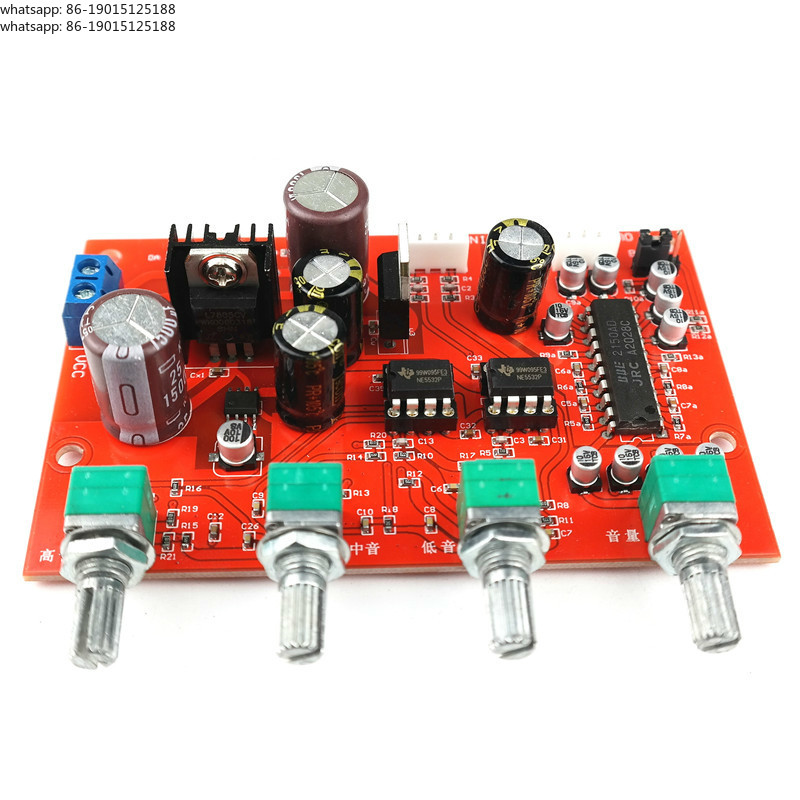 Volume Control Board - NE5532 Ton-Vorverstärker Audio-Board NJM2150 BBE Höhen-,