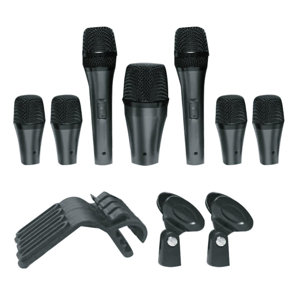 Speaker Kit - Dmk7 Schlagzeug-Mikrofon-Set mit Tragetasche Dynamisches Kondensatormikrofon