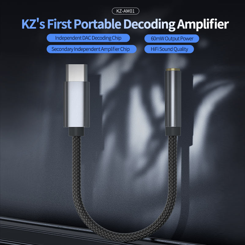 KZ AM01 Typ-C auf 3,5mm Audio- – Audio Dac Bewertung und Preis
