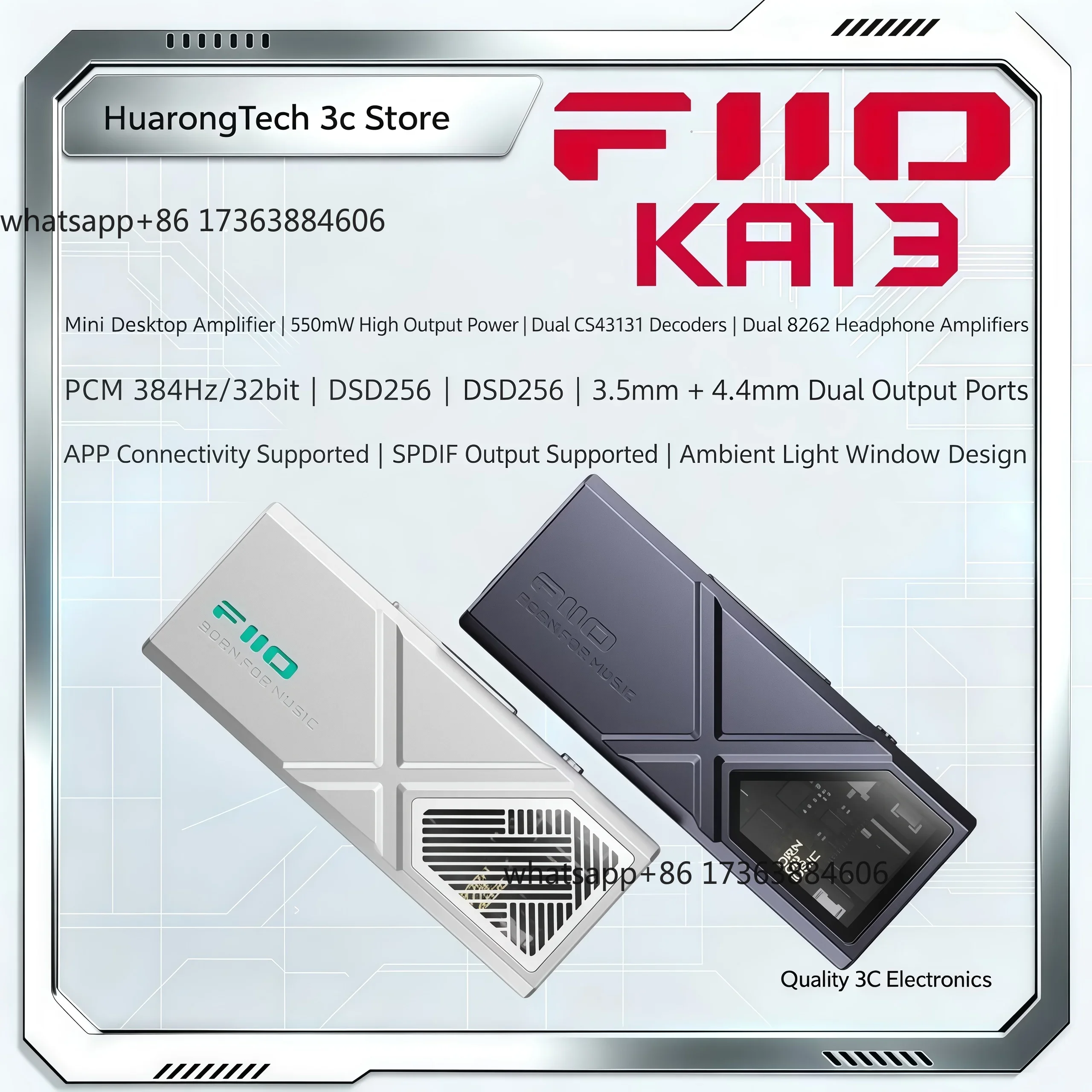 KA13 USB DAC Kopfhörerverstärk – Audio Dac Bewertung und Preis