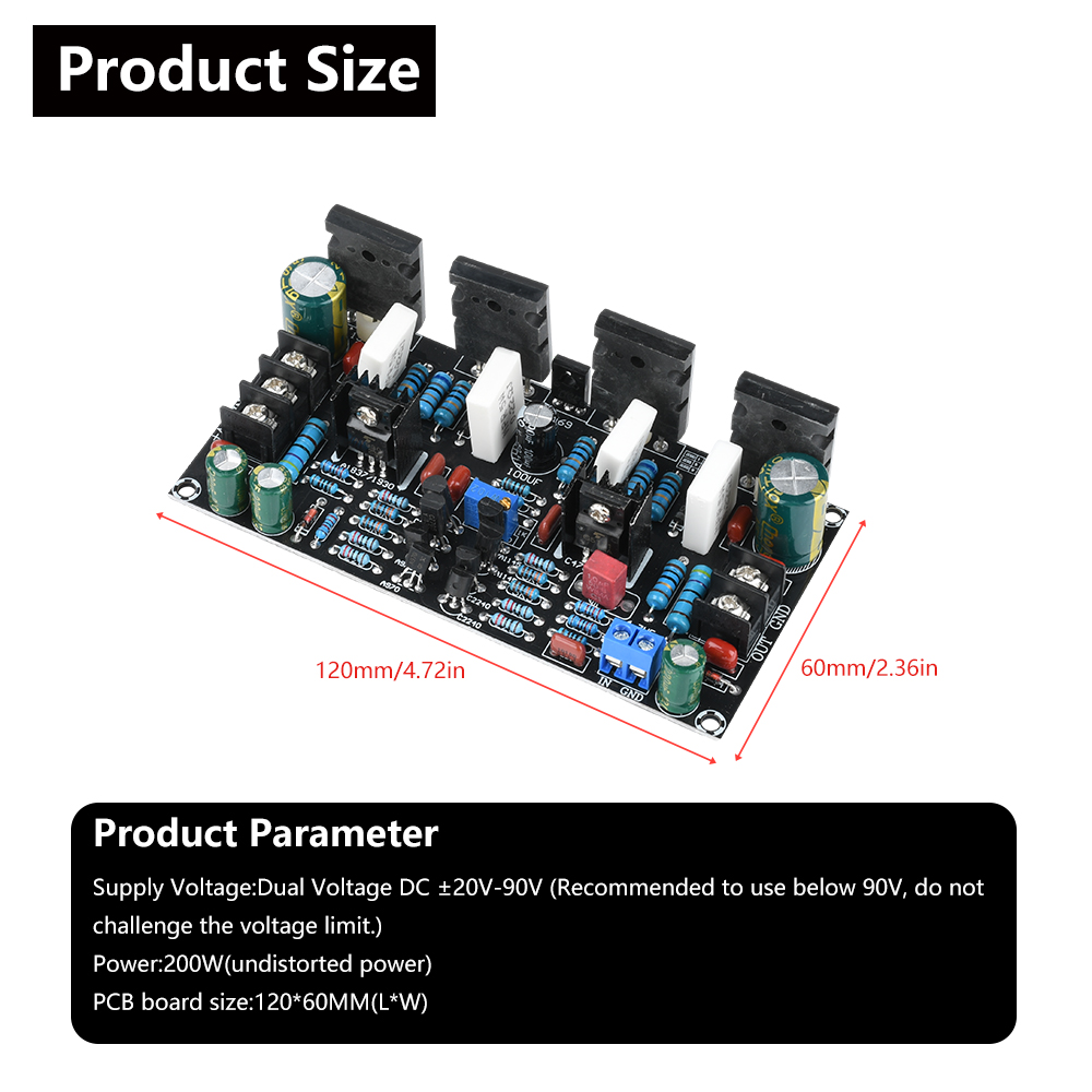 200 W Verstärkerplatine DC 20  – Volume Control Board Bewertung und Preis