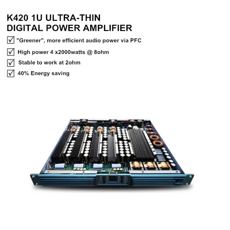 MORIN K420 Hochleistungs 2000W – Class D Amplifier Bewertung und Preis